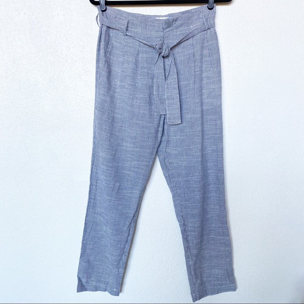 Cindigindi Blue and White Pinstripe Pants Size Small